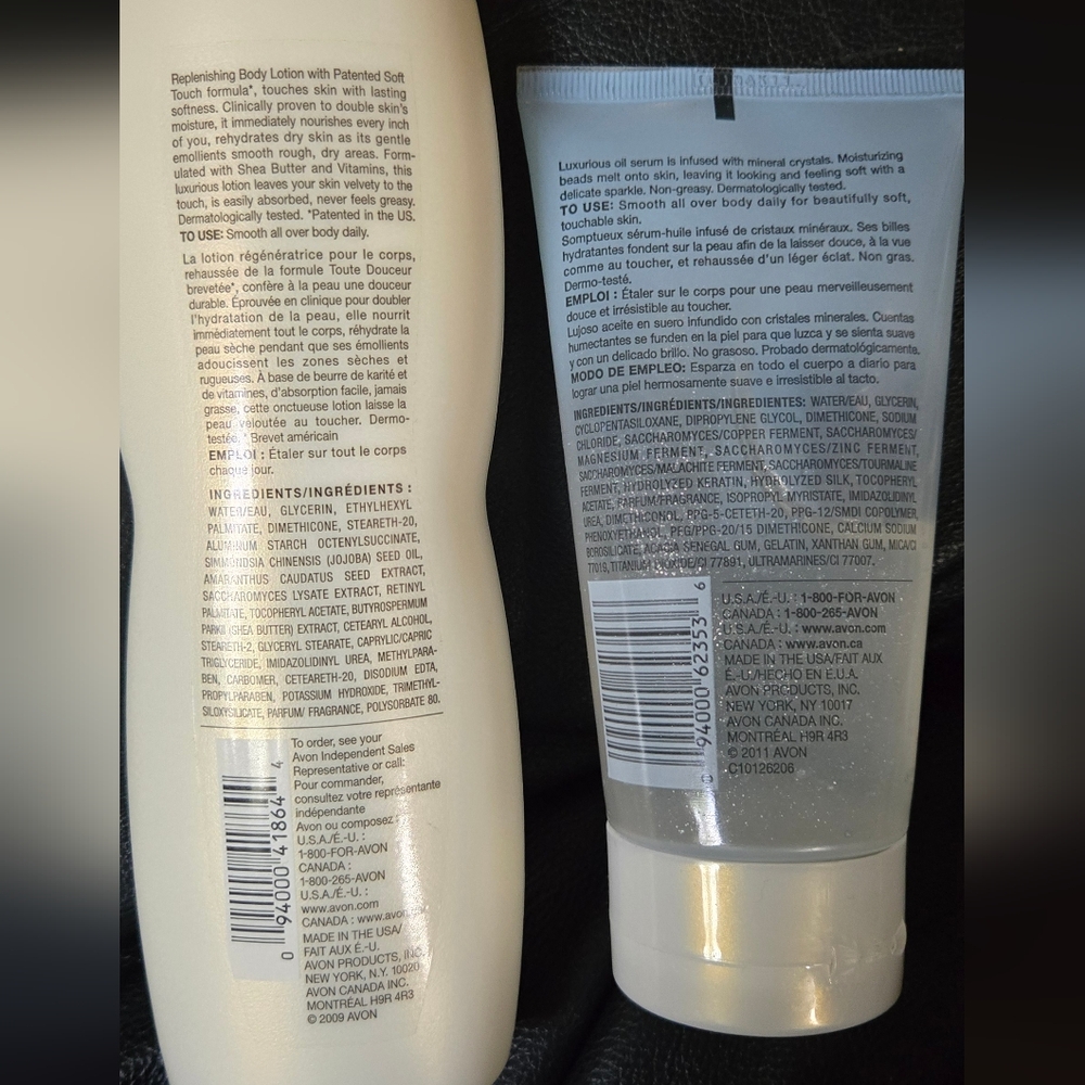 Avon Skin So Soft Body Lotion and Moisture Serum Set NEW sealed FULL SIZE - Picture 2 of 6